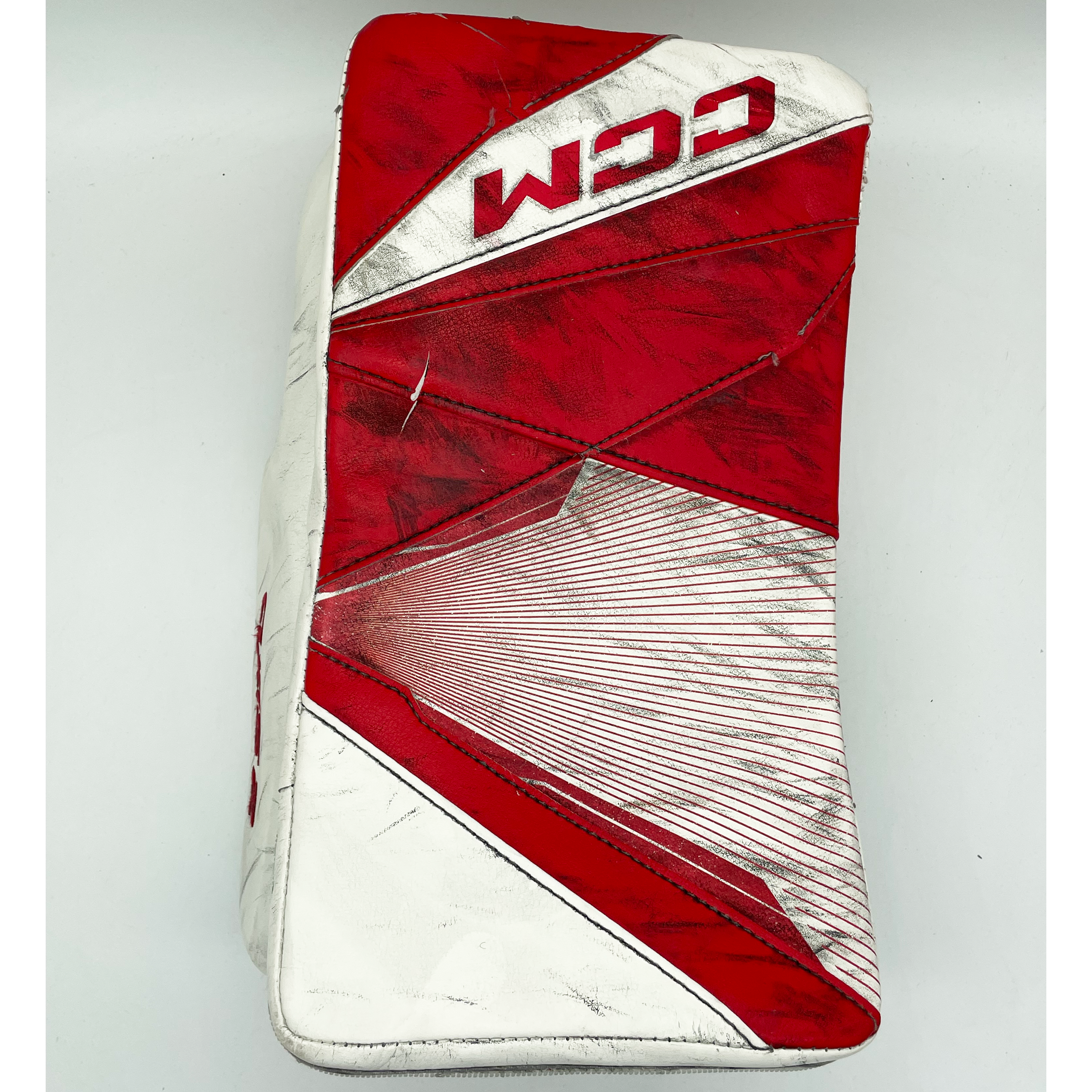CCM Axis 2 - Bloqueur de gardien de but Pro Stock d'occasion (rouge/blanc)